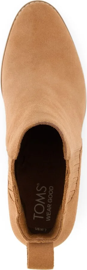 Toms Women's Noa Suede Pull On Wedge Bootie - Image 8