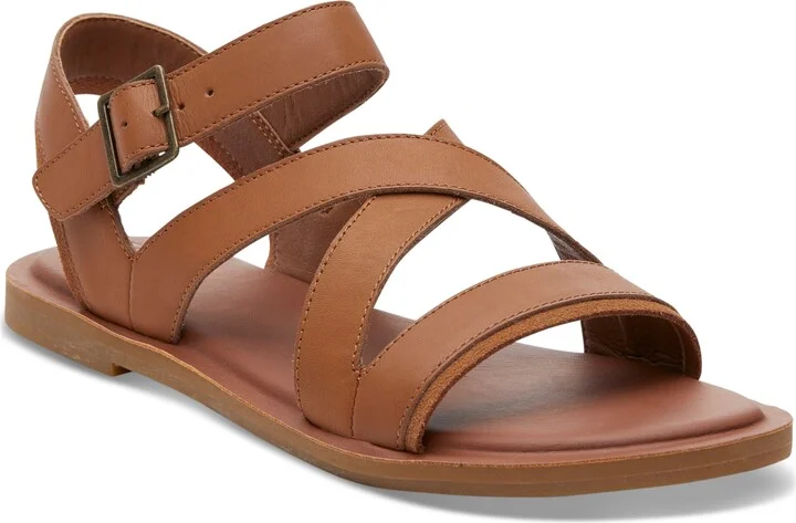 Toms Women's Sloane Strappy Side-Buckle Flat Sandals