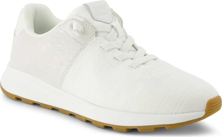 White Textured Jacquard,iridescent Sued