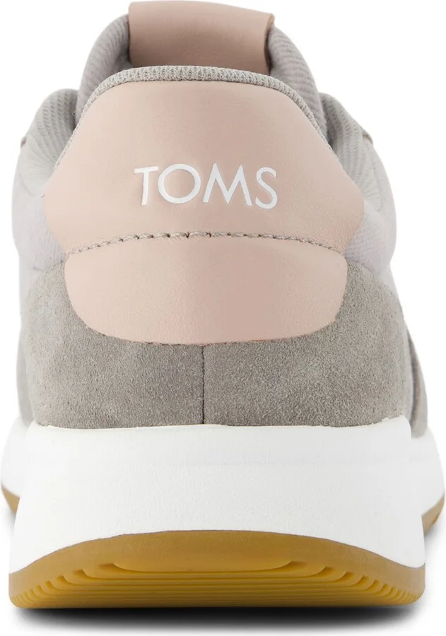 Toms Women's Trvl Lite Retro Jogger Sneakers - Black Metallic Suede/Vintage Twill - Image 11