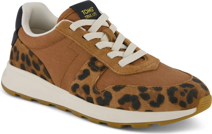 Toms Women's Trvl Lite Retro Pointed Toe Sneakers