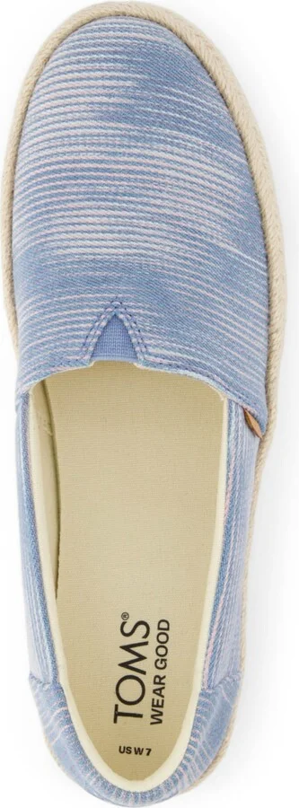 Toms Women's Valencia Novelty Denim Platform Espadrilles - Image 8