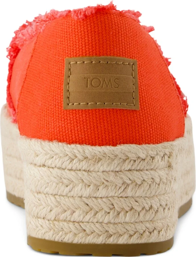 Toms Women's Valencia Platform Espadrille Slip-On Shoes - Image 7