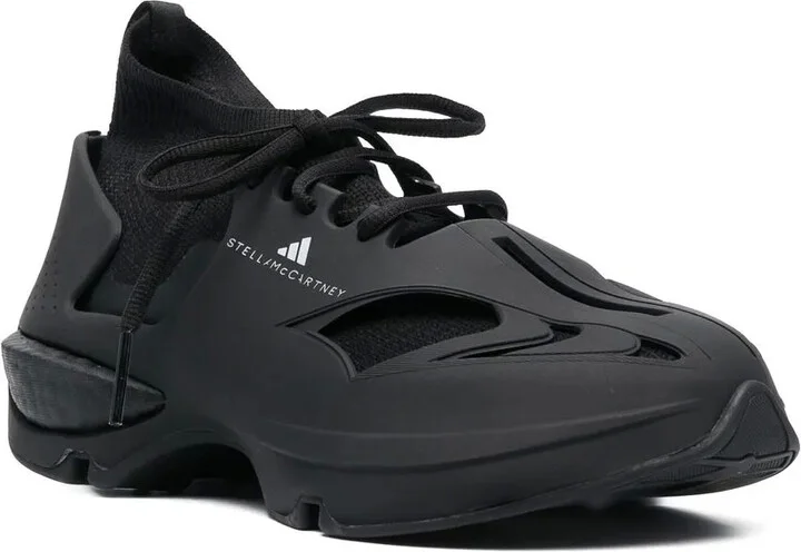 Tonal Caged Knit Runner Sneakers - Image 2