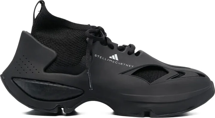 Tonal Caged Knit Runner Sneakers