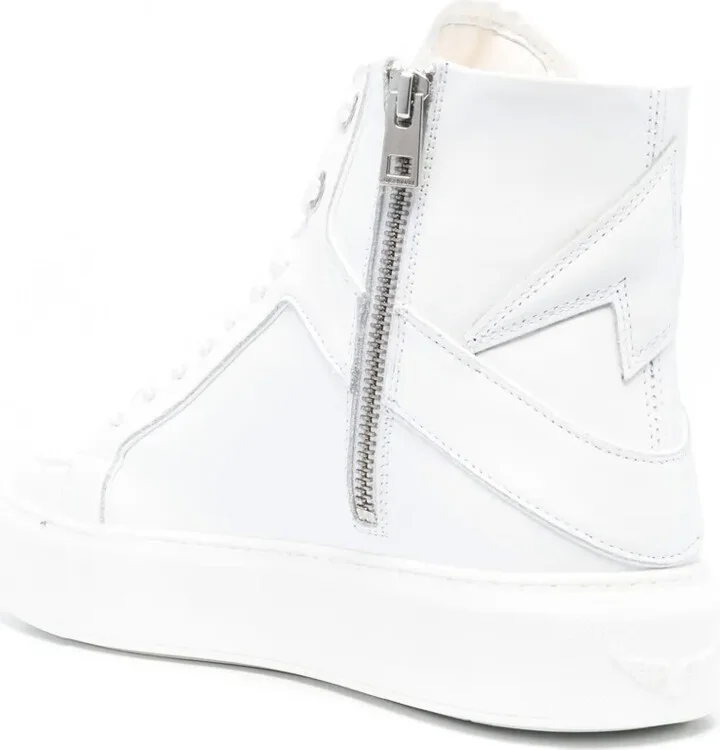 Tonal High-Top Sneakers - Image 3