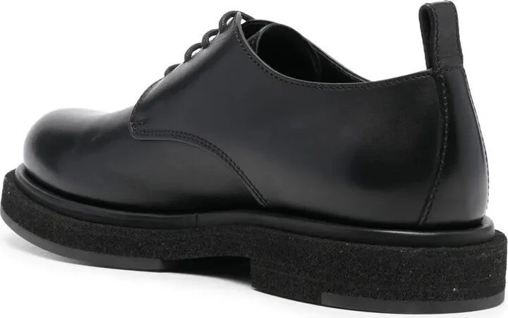 Tonal leather derby shoes - Image 3