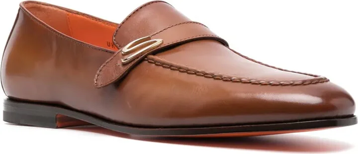 Tonal Leather Loafers - Image 2