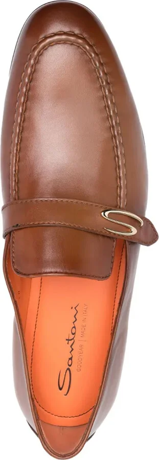 Tonal Leather Loafers - Image 4