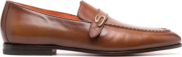 Tonal Leather Loafers