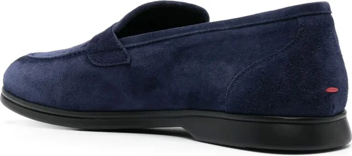 Tonal-Stitching Almond-Toe Loafers - Image 3