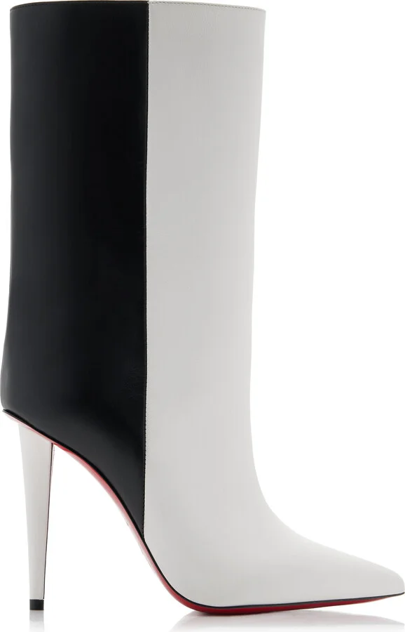 Tone Leather Ankle BootsLouboutin