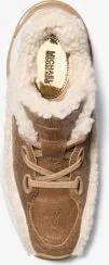 Toni Distressed Leather and Sherpa Trainer - Image 8