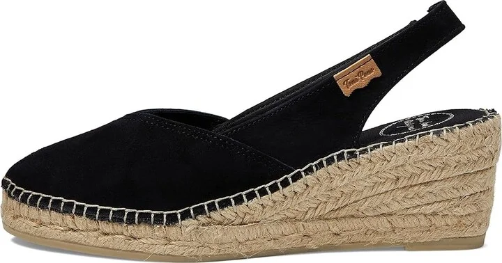 Toni Pons Betty-A Women's Wedge Shoes Black Suede : EU 36 (US Women's 5.5-6) M - Image 5