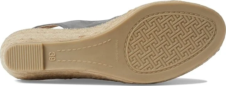 Toni Pons Betty-A Women's Wedge Shoes Black Suede : EU 36 (US Women's 5.5-6) M - Image 7