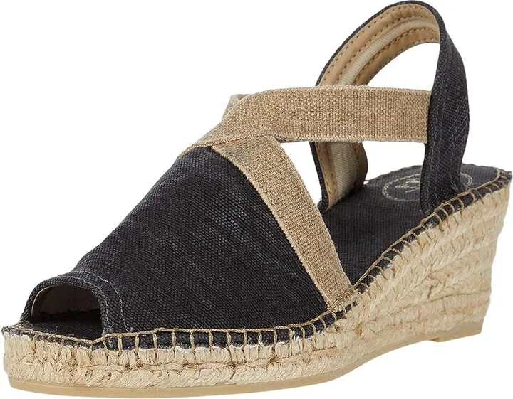 Toni Pons Breda-V Women's Shoes Black : EU 35 (US Women's 5) M, Canvas - Image 2