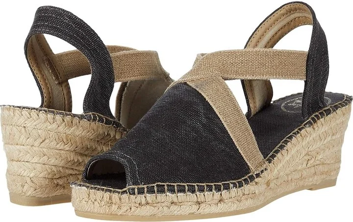 Toni Pons Breda-V Women's Shoes Black : EU 35 (US Women's 5) M, Canvas