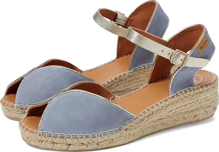 Toni Pons Brest Women's Sandals Denim : EU 36 (US Women's 5.5-6) M, Suede