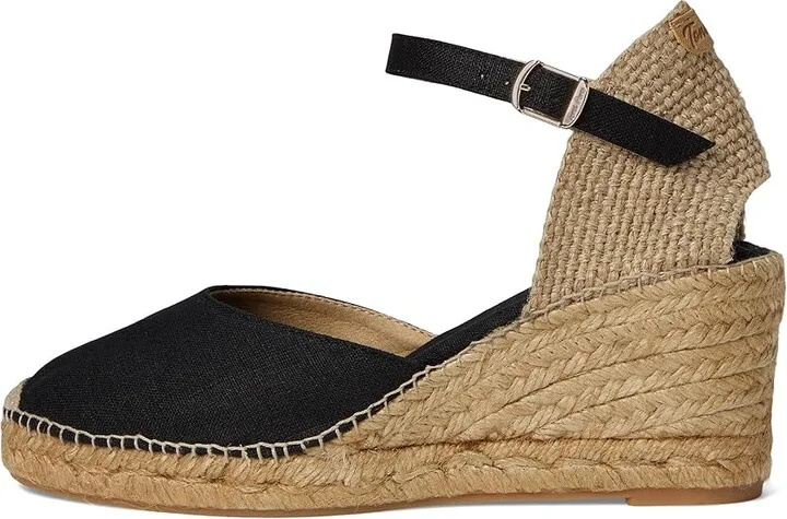 Toni Pons Caldes Women's Shoes Black Linen : EU 35 (US Women's 5) M, Textile - Image 7