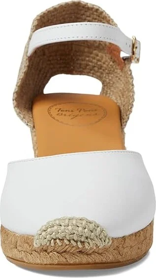 Toni Pons Costa-5 Women's Shoes White Leather : EU 39 (US Women's 8-8.5) M - Image 2
