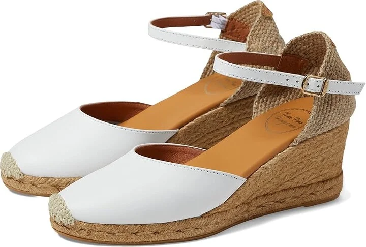 Toni Pons Costa-5 Women's Shoes White Leather : EU 39 (US Women's 8-8.5) M