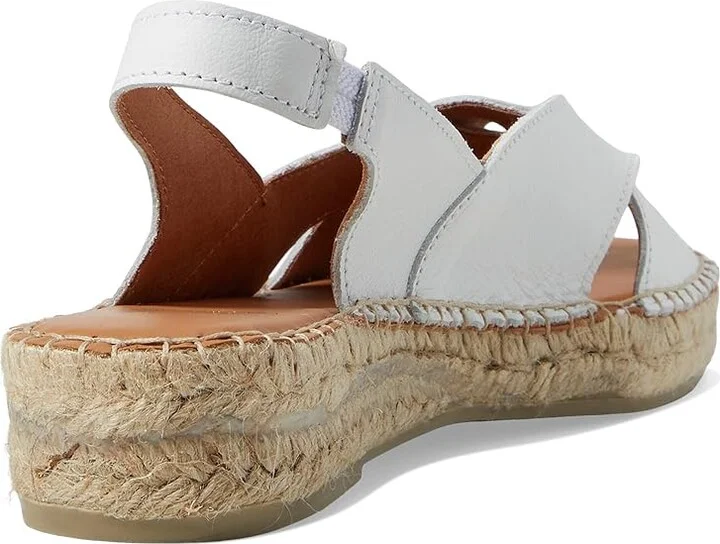 Toni Pons Enola-P Women's Sandals White : EU 39 (US Women's 8-8.5) M, Leather - Image 4