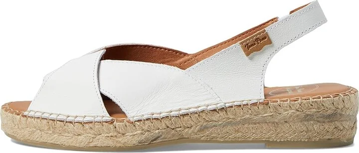 Toni Pons Enola-P Women's Sandals White : EU 39 (US Women's 8-8.5) M, Leather - Image 5