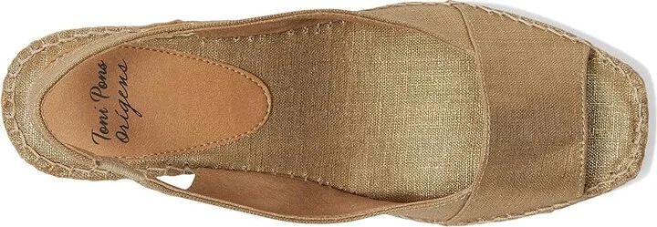 Toni Pons Fiore Women's Sandals Plati/Soft Gold : EU 37 (US Women's 6.5-7) M, Rubber/Synthetic - Image 2
