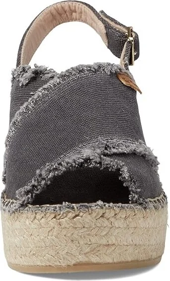 Toni Pons Iliana Women's Wedge Shoes Black Vintage : EU 35 (US Women's 5) M, Textile - Image 2
