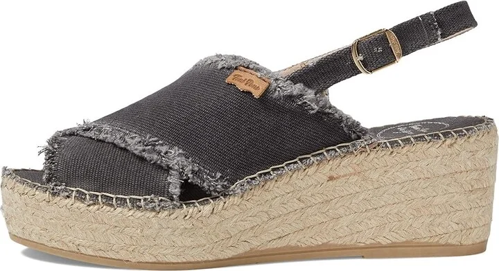 Toni Pons Iliana Women's Wedge Shoes Black Vintage : EU 35 (US Women's 5) M, Textile - Image 5