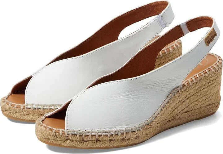 Toni Pons Laila-P Women's Sandals White : EU 37 (US Women's 6.5-7) M, Leather