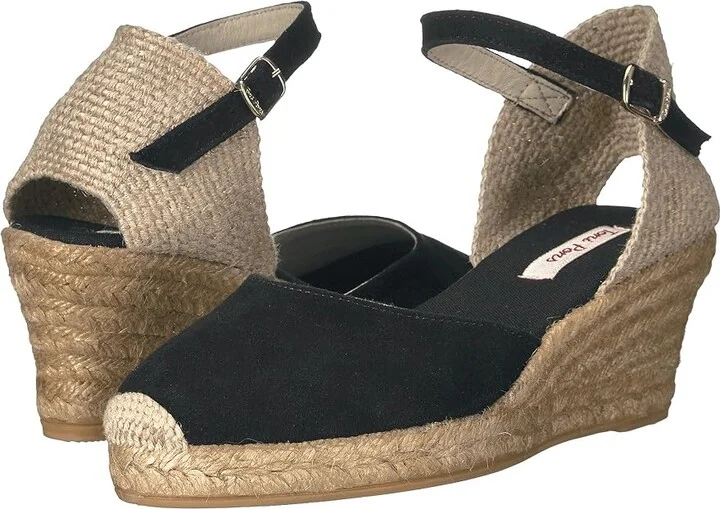 Toni Pons Lloret-5 Women's Shoes Black Suede : EU 37 (US Women's 6.5-7) M