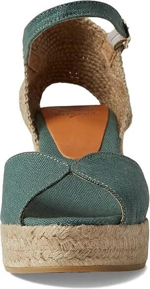 Toni Pons Lua-NT Women's Wedge Shoes Forest : EU 36 (US Women's 5.5-6) M, Textile - Image 2