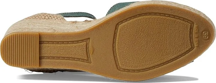 Toni Pons Lua-NT Women's Wedge Shoes Forest : EU 36 (US Women's 5.5-6) M, Textile - Image 3
