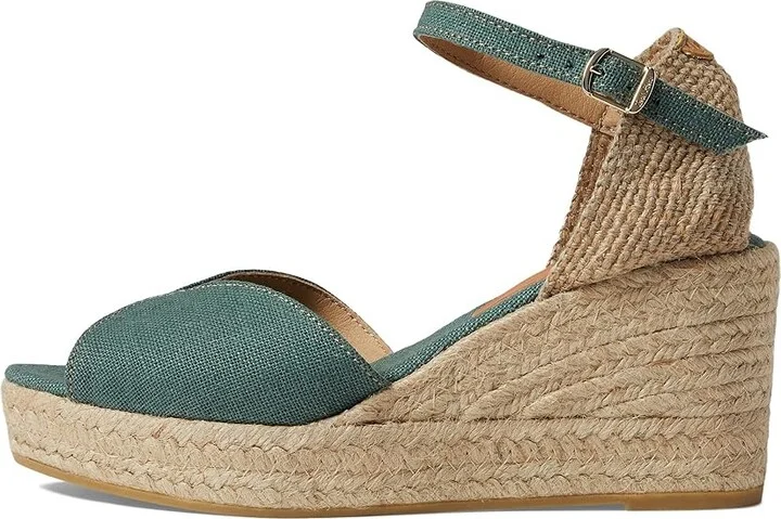 Toni Pons Lua-NT Women's Wedge Shoes Forest : EU 36 (US Women's 5.5-6) M, Textile - Image 5