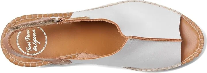 Toni Pons Lugano Women's Shoes Blanc/White : EU 36 (US Women's 5.5-6) M, Textile - Image 2