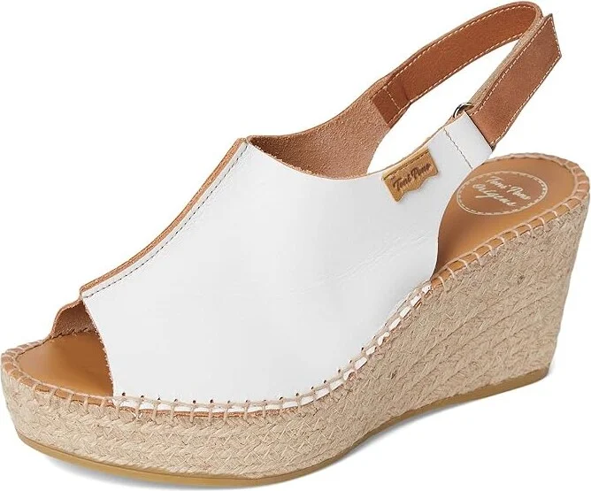 Toni Pons Lugano Women's Shoes Blanc/White : EU 36 (US Women's 5.5-6) M, Textile - Image 5
