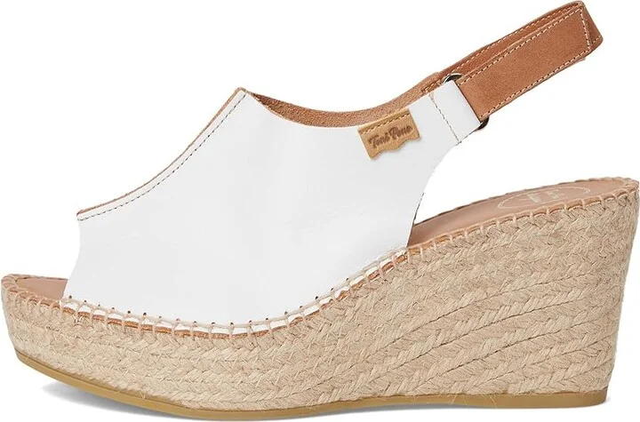 Toni Pons Lugano Women's Shoes Blanc/White : EU 36 (US Women's 5.5-6) M, Textile - Image 6