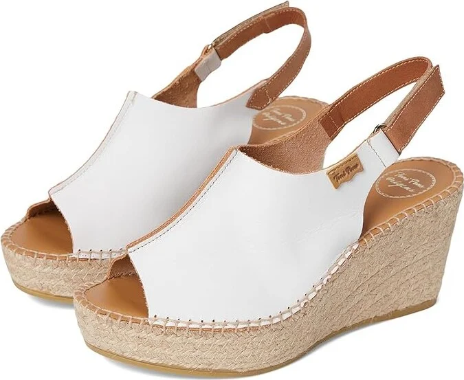 Toni Pons Lugano Women's Shoes Blanc/White : EU 36 (US Women's 5.5-6) M, Textile