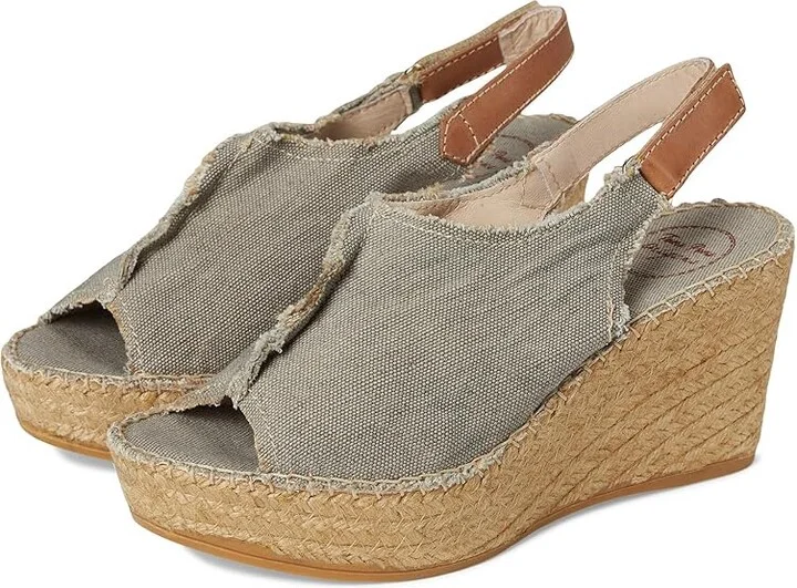 Toni Pons Lugano Women's Shoes Stone Vintage : EU 37 (US Women's 6.5-7) M, Textile