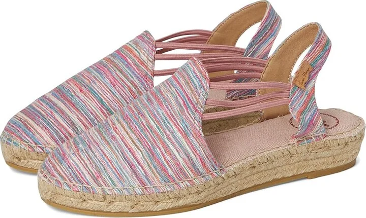 Toni Pons Noa-RG Women's Sandals : EU 41 (US Women's 9.5-10) M, Jute/Textile