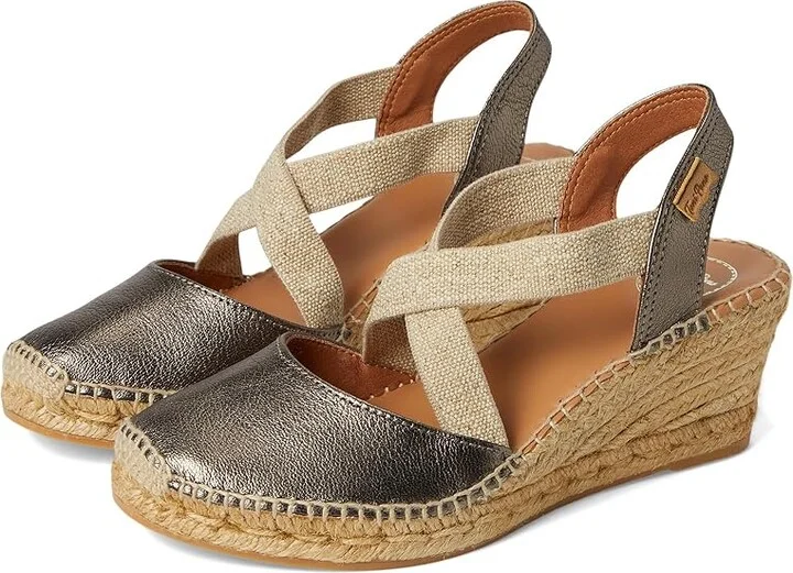 Toni Pons Saba-P Women's Shoes Bronze : EU 37 (US Women's 6.5-7) M, Textile