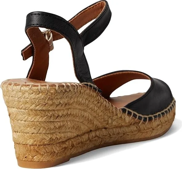 Toni Pons Sia-P Women's Wedge Shoes Negre/Black : EU 36 (US Women's 5.5-6) M, Leather - Image 4