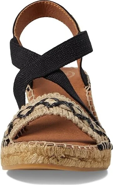Toni Pons Susa-BN Women's Sandals Black : EU 37 (US Women's 6.5-7) M, Textile - Image 2