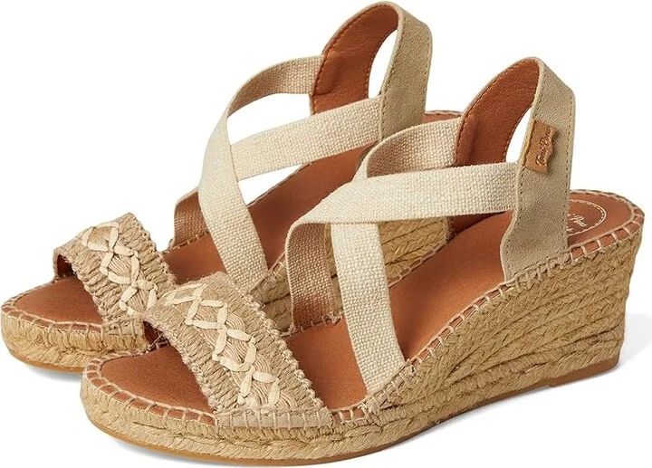 Toni Pons Susa-BN Women's Sandals Natural : EU 42 (US Women's 10.5-11) M, Textile