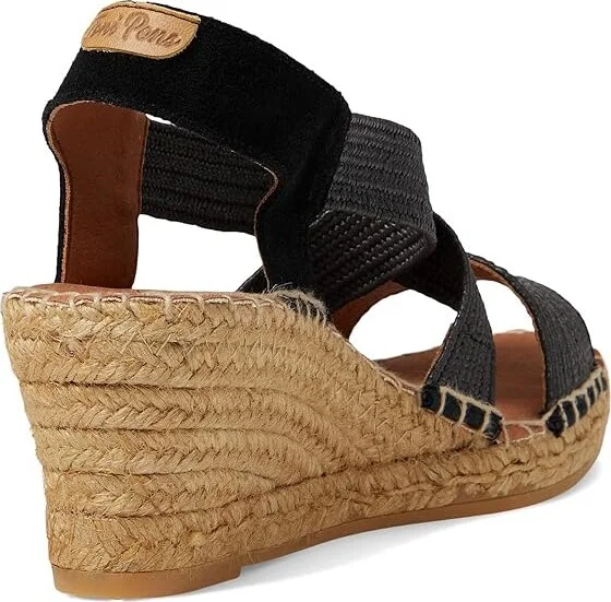 Toni Pons Susa-SP Women's Wedge Shoes Black : EU 36 (US Women's 5.5-6) M, Rubber - Image 4