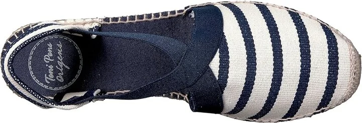 Toni Pons Tarbes Women's Shoes Ecru/Navy : EU 35 (US Women's 5) M, Textile - Image 3