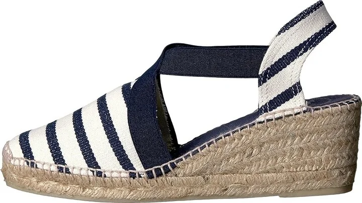 Toni Pons Tarbes Women's Shoes Ecru/Navy : EU 35 (US Women's 5) M, Textile - Image 7