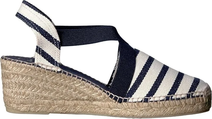 Toni Pons Tarbes Women's Shoes Ecru/Navy : EU 35 (US Women's 5) M, Textile - Image 8