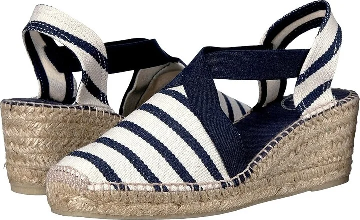Toni Pons Tarbes Women's Shoes Ecru/Navy : EU 35 (US Women's 5) M, Textile